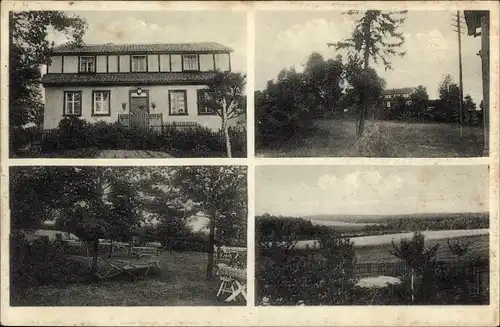 Ak Neudorf Harzgerode am Harz, Haus mit Garten, Ortsansichten