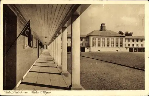 Ak Wiek auf Rügen, Sächsisches Kinderheim, Wirtschaftsgebäude