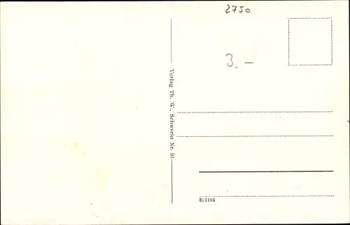 Ak Schwerin in Mecklenburg, Pfaffenteich mit Dom