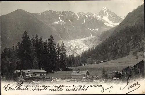 Ak Argentière Haute Savoie, Glacier et Aiguille du Chardonnet