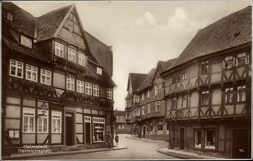 Ak Helmstedt in Niedersachsen, Heinrichsplatz