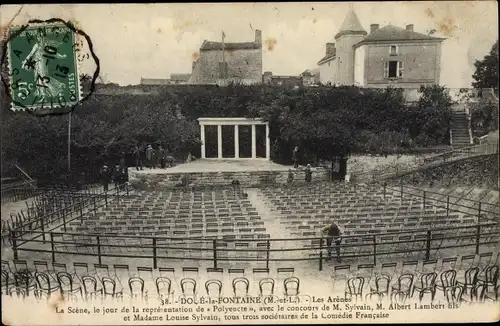 Ak Doué la Fontaine Maine et Loire, Les Arenes