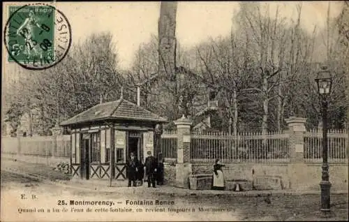 Ak Montmorency Val d’Oise, Fontaine Renee