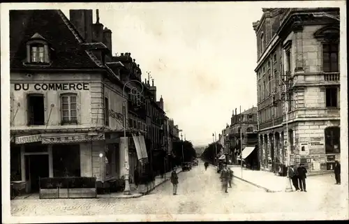 Ak Autun Saône-et-Loire, Avenue de la Gare