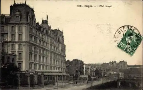 Ak Dieppe Seine Maritime, Hotel Royal