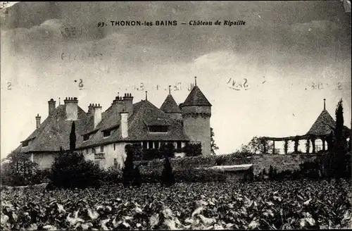 Ak Thonon les Bains Haute Savoie, Chateau de Ripaille