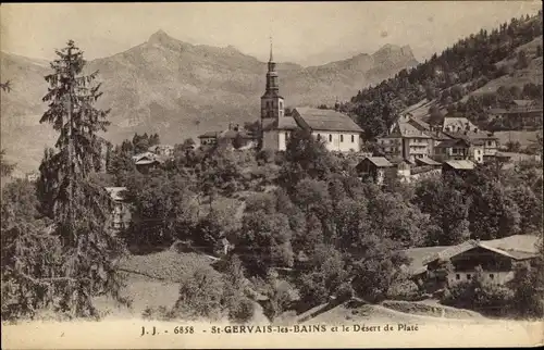 Ak Saint Gervais les Bains Haute Savoie, Le Desert de Plate