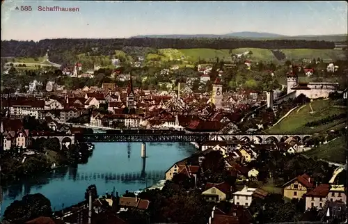 Ak Schaffhausen am Rhein Schweiz, Panorama