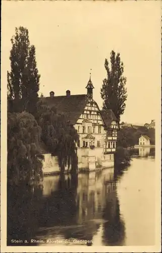 Ak Stein am Rhein Kanton Schaffhausen, Kloster St Georgen