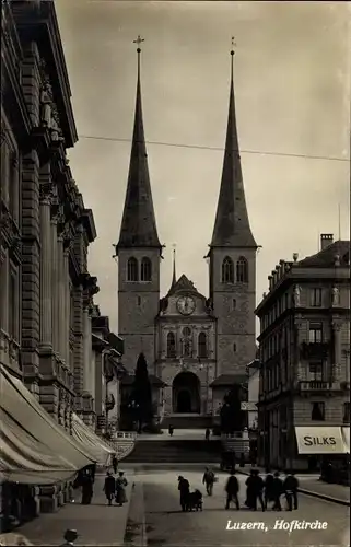 Ak Luzern Stadt Schweiz, Hofkirche