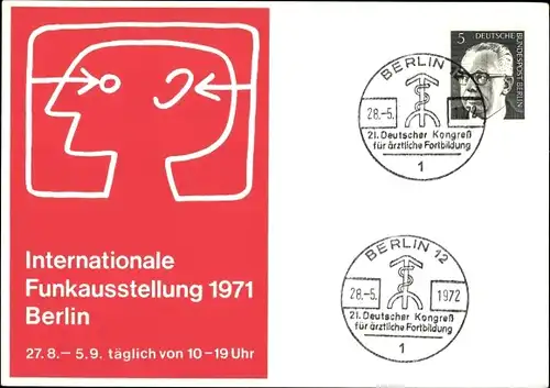 Ak Berlin Charlottenburg Westend, Internationale Funkausstellung 1971