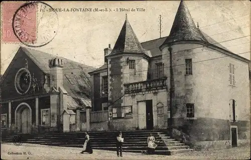 Ak Doué la Fontaine Maine et Loire, L'Hotel de Ville