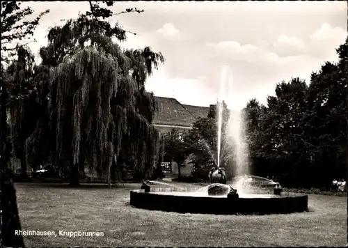 Ak Rheinhausen Duisburg Nordrhein Westfalen, Kruppbrunnen