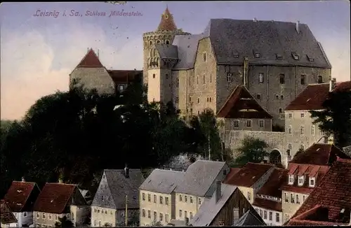 Ak Leisnig in Sachsen, Schloss Mildenstein