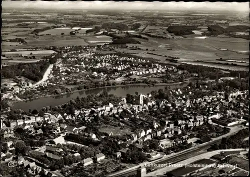 Ak Preetz in Holstein, Panorama vom Ort