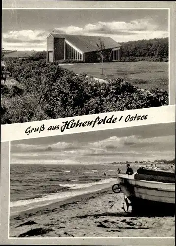 Ak Hohenfelde an der Ostsee in Holstein, Partie am Strand