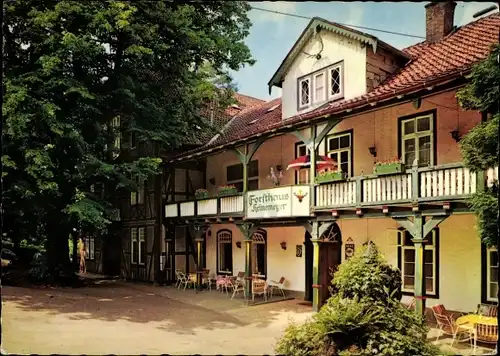 Ak Bückeburg im Kreis Schaumburg, Hotel Forsthaus Heinemeyer