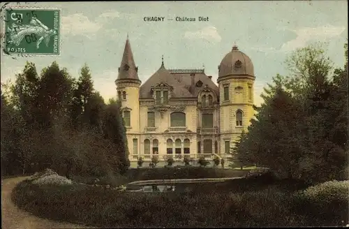 Ak Chagny Saône et Loire, Chateau Diot