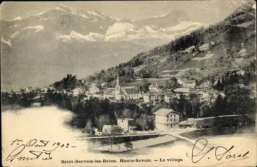 Ak Saint Gervais les Bains Haute Savoie, Le village