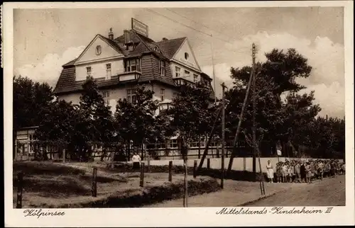Ak Ostseebad Kölpinsee auf Usedom, Mittelstands Kinderheim