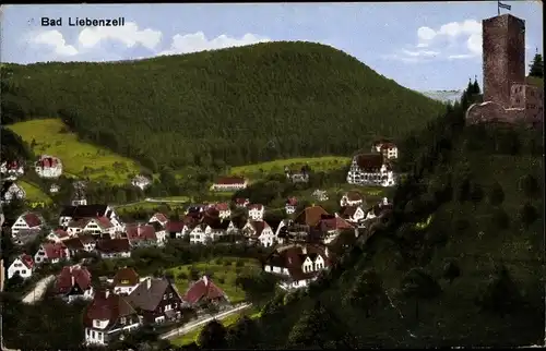 Ak Bad Liebenzell im Schwarzwald, Blick auf den Ort