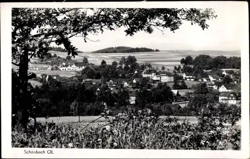 Ak Schönbach in der Oberlausitz, Gesamtansicht