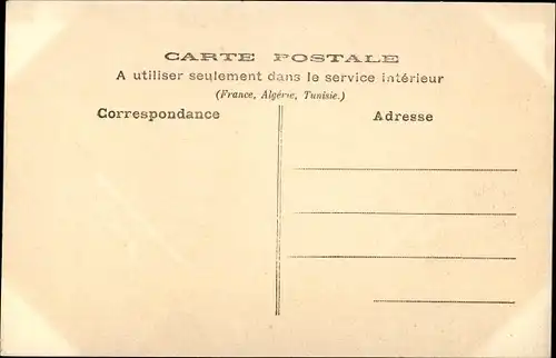 Ak Saint Martin sur Montaigut Saône et Loire, Ruines du Chateau