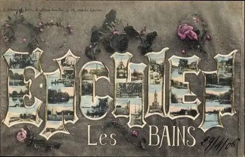 Buchstaben Ak Enghien les Bains Val d’Oise, Stadtansichten