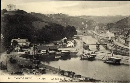 Ak Le Légué Saint Brieuc Côtes d’Armor, Le Port vu des Ligneries