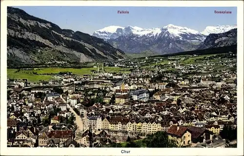 Ak Chur Kanton Graubünden, Panorama, Falknis, Scesaplana
