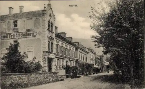 Ak Sayn Bendorf in Rheinland Pfalz, Hollers Hotel Friedrichsberg