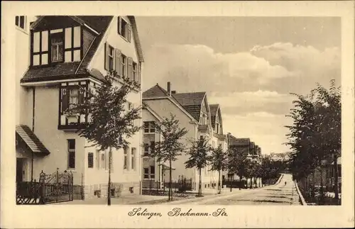 Ak Solingen in Nordrhein Westfalen, Beckmann Straße