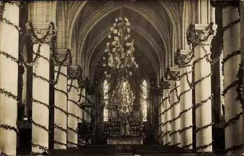 Ak Durtal Maine et Loire, Eglise, Interieur