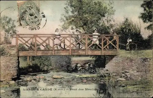 Ak Cande Maine et Loire, Pont de Mouilins