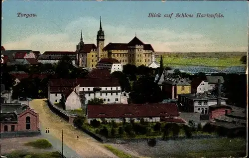 Ak Torgau an der Elbe, Schloss Hartenfels