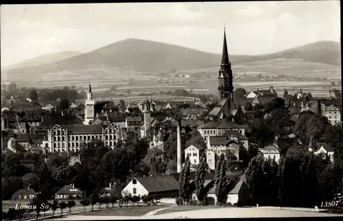 Ak Löbau in Sachsen, Gesamtansicht