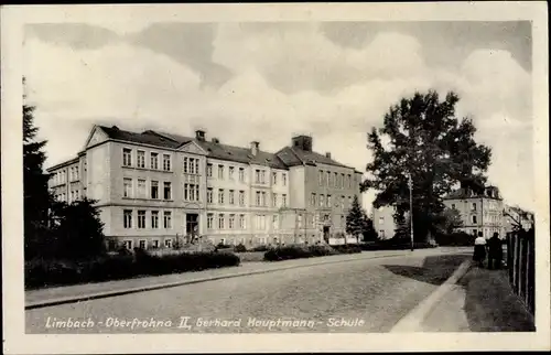 Ak Limbach Oberfrohna Sachsen, Gerhard Hauptmann-Schule