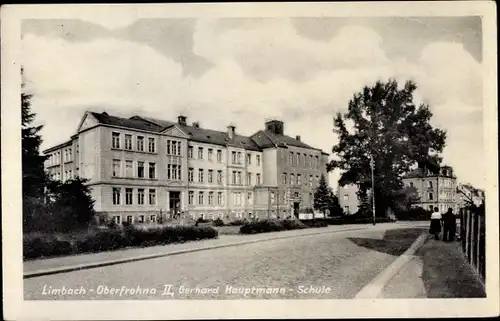 Ak Limbach Oberfrohna Sachsen, Gerhard Hauptmann-Schule