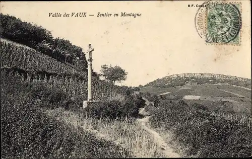 Ak Vaux Saône et Loire, Sentier en Montagne