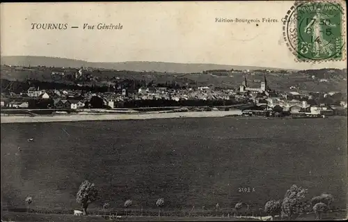 Ak Tournus Saône et Loire, Vue Generale