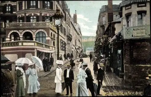 Ak Trouville sur Mer Calvados, La Rue de Paris