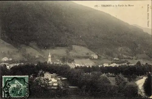 Ak Thônes Haute Savoie, La Foret du Mont