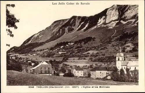 Ak Thollon Haute Savoie, L'Eglise et les Memises