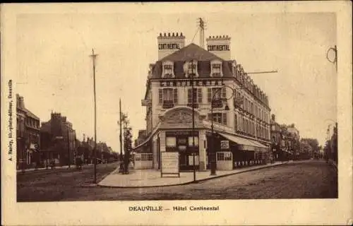 Ak Deauville Calvados, Hotel Continental