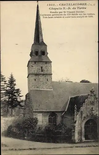 Ak Châtelaudren Plouagat Cotes d'Amor, Chapelle Notre Dame du Tertre