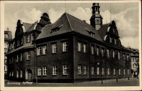 Ak Ronneburg in Thüringen, Rathaus