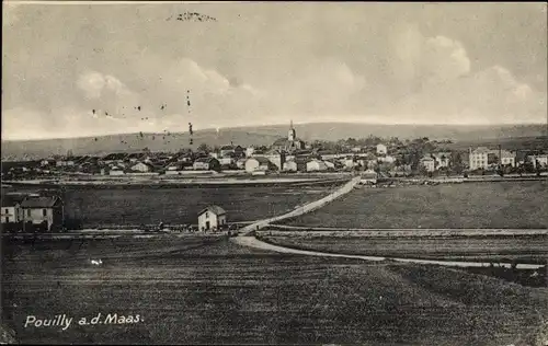 Ak Pouilly sur Meuse Meuse, Vue generale
