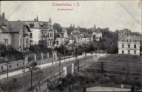 Ak Crimmitschau in Sachsen, Lindenstraße