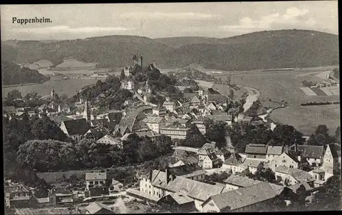 Ak Pappenheim im Altmühltal, Gesamtansicht