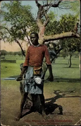 Ak Rhein. Mission in Deutsch Südwestafrika, bewaffneter Dwambo